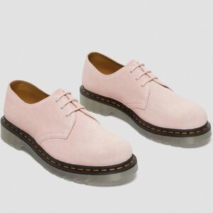 🩵NIB Dr. Martens Chalk Pink Iced Suede 1461 Unisex Oxford Shoes Size 8